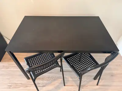 Table and 2 chairs, View more