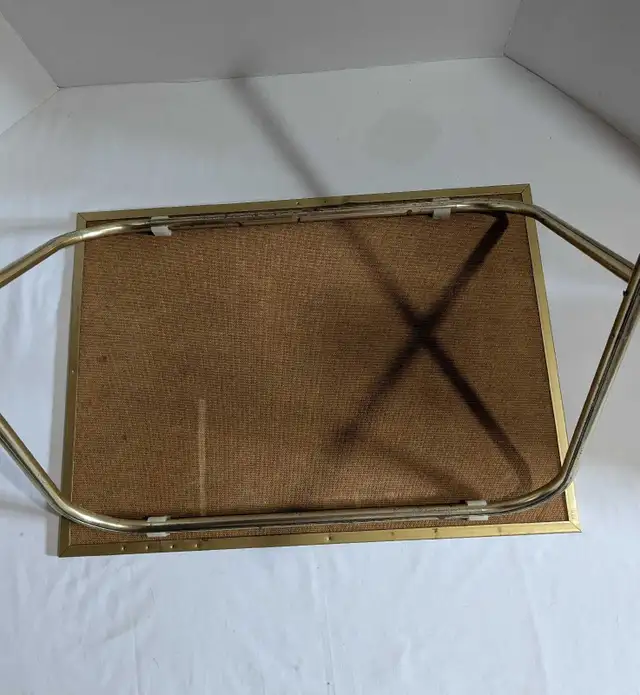 VTG Folding TV Tray Table Metal Legs  in TV Tables & Entertainment Units in Charlottetown - Image 5