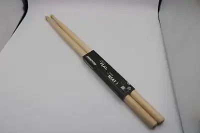 Viper Maple Oval Wood Tip 5B Drum Sticks (#4663), View more