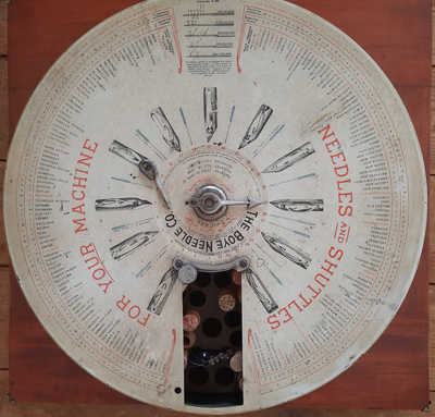 Vintage Boyle Needle Co. Needles and Shuttles Display Case, View more