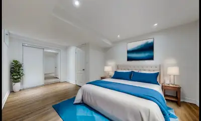 1 private bedroom in a 4B3B basement