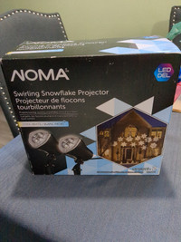 Noma Swirling Snowflake Projector