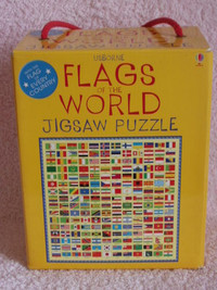 Usborne Flags of the World jigsaw &Coca Cola Polar Bears puzzles