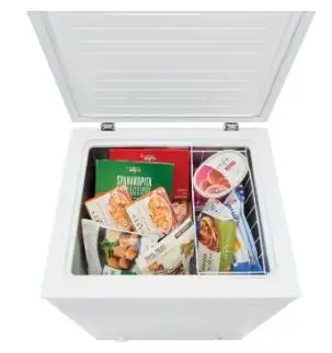 5.0 Cu. Ft. White Chest Freezer for Sale, View more