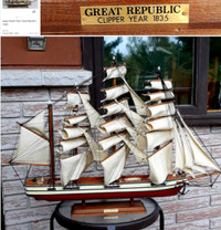 Large Model Ship - GREAT REPUBLIC CLIPPER YEAR 1835