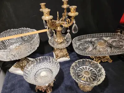 Wall angels $30 *sold Pewter metal classic wear all $150 (minus sold candelabra $125) Wall angels fr...