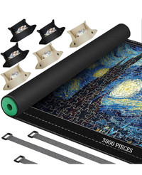 New - Jigsaw Puzzle Mat Roll Up 3000 2000 1500 1000 Pieces