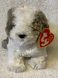 Ty HERDER English Sheepdog Beanie Baby