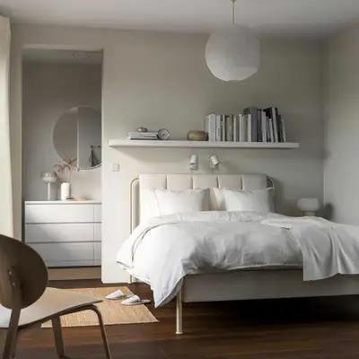 White Ikea floating shelf LACK 190 cm x 26 cm, View more