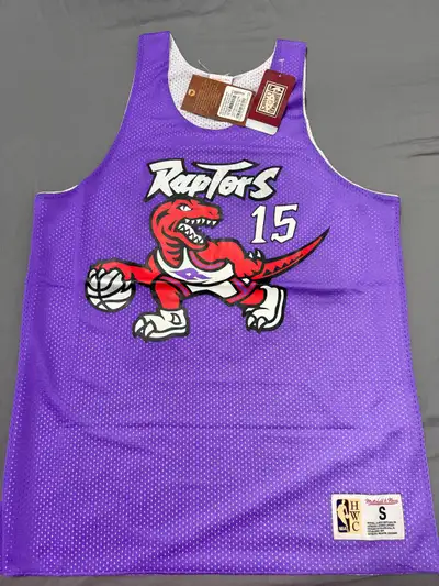 NEW Vince Carter Toronto Raptors Reversible Mesh tank, View more