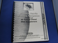 Book - Massey Harris 44 Special Diesel Reprint Parts Manual