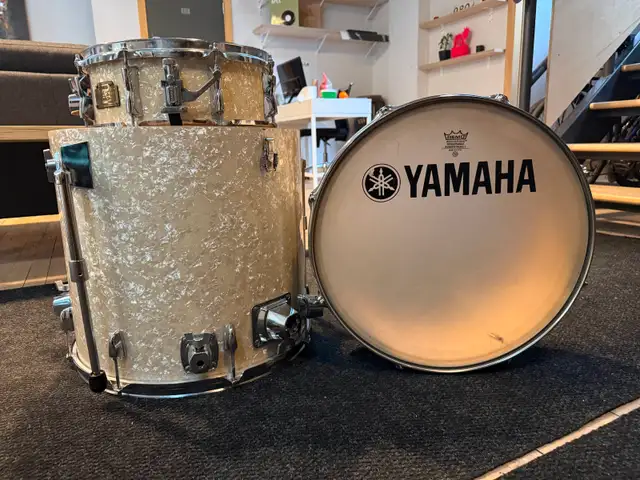 Yamaha Hipgig Sr. Portable Drum Kit – White Marine Pearl in Drums & Percussion in City of Montréal - Image 4