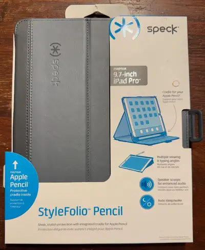 Speck Case for iPad 9.7" 2018/2017/ iPad Pro 9.7"/ iPad Air 2/ iPad Air - Stormy Grey/Charcoal Grey