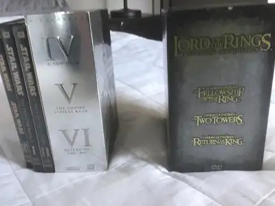 DVD Star Wars et Seigneur des anneaux, View more