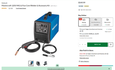Mastercraft Welding Machine, View more
