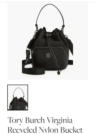 Tory Burch virginia nylon bucket bag - hand & crossbody, View more