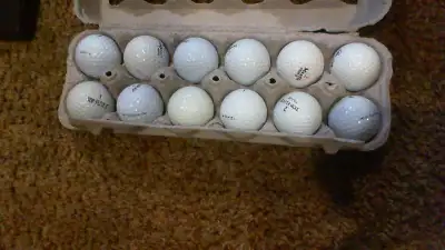 Golf balls - $5 a dozen - Practice plastic balls new - $2 a pack- 6 in pack - divot repair tool - ne...