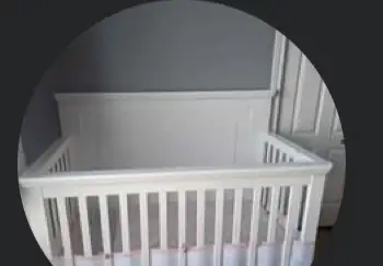 Bassinette blanche - transformable en 1er lit, View more
