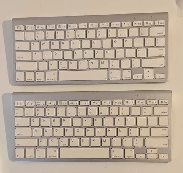 Bluetooth Keyboards for iPad and iMac