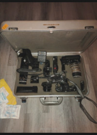 Canon AE-1, Olympus xa 2, SET, 5 Lenses, accessorie in