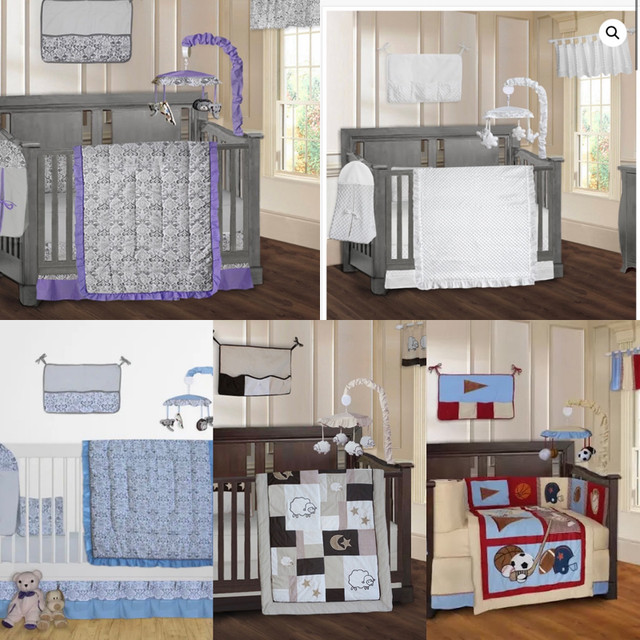 Brand New Baby 10 piece baby Crib Bedding Sets in Cribs in Mississauga / Peel Region