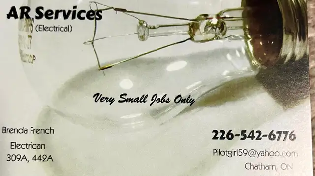 Electrician Available for SMALL jobs
