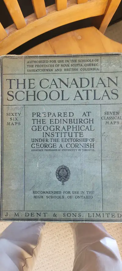 1930S SCHOOL ATLAS, View more