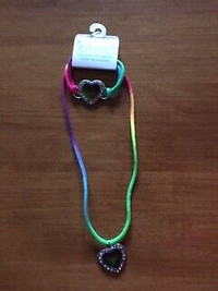 Children's Mood Necklace & Bracelet Set (NEW)
