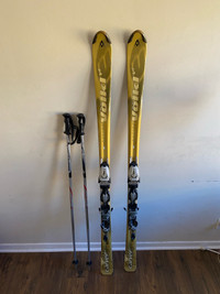 Ski 170cm with poles