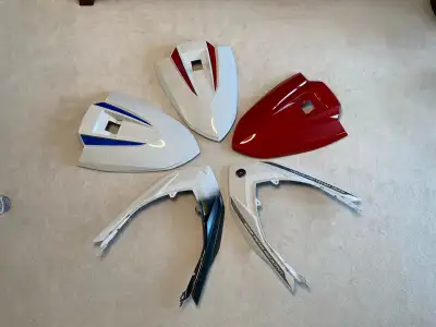 White w/blue Visor for 2017 GP1800 model $50 CDN White w/red Visor for 2017 GP1800 model $50 CDN Red...