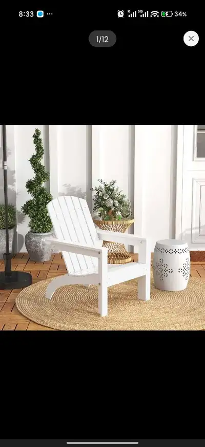 Solid Wood Adirondack Chair, View more