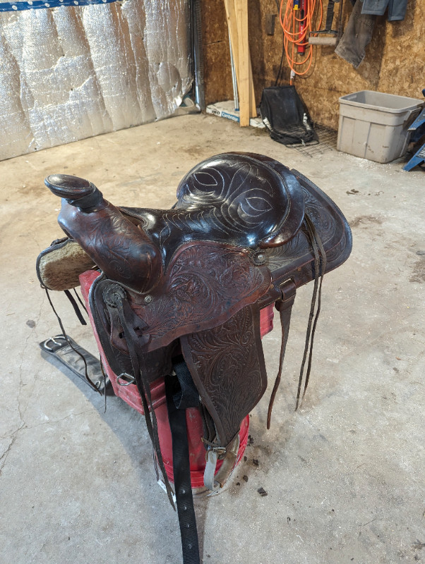14.5 inch Eamor Saddle in Equestrian & Livestock Accessories in Edmonton