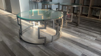 End tables with a coffee table