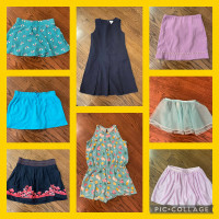 Lot 7-8 ans robes et jupes fille - Girl dresses and skirts