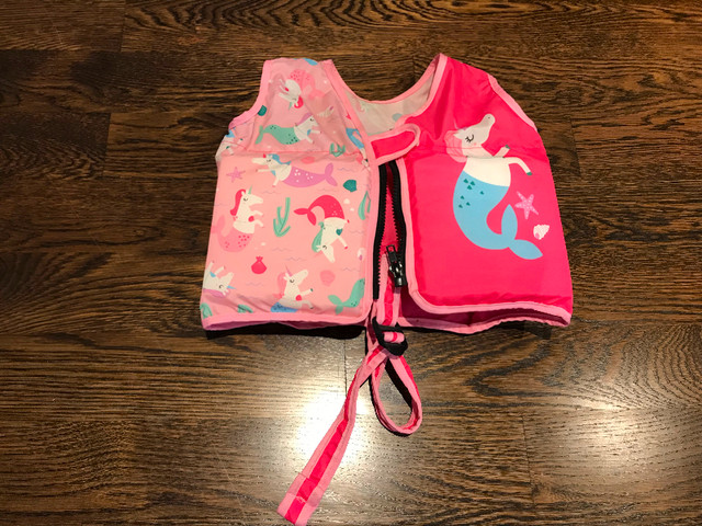 Swimways - Learn to Swim Vest Pink Mermaid Unicorn Life Jacket in Other in City of Toronto