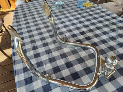 Motorcycle Trailer Hitch. Was on a 2013 Harley-Davidson Electra Glide Ultra Classic CVO FLHTCUSE 8,...