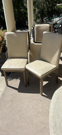 Dining room chairs - used 4 available