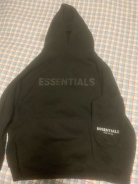 Black Essentials hoodie