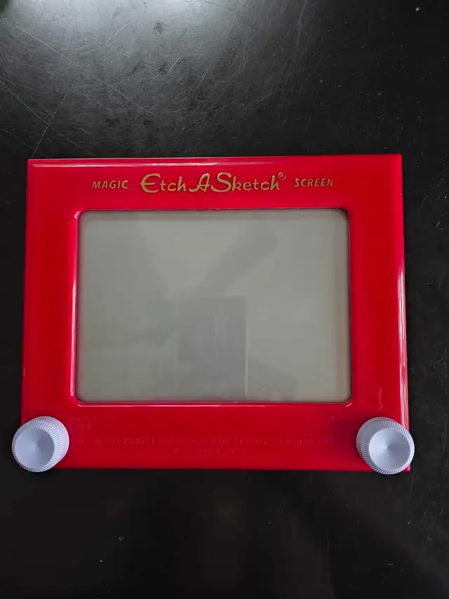 Vintage Ohio Art Etch A Sketch – Classic Glass Screen (Works) | Arts ...