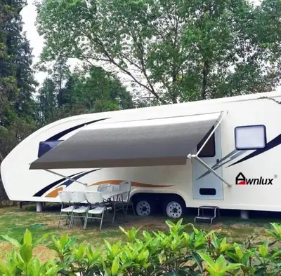 NEW - AWNLUX RV Awning Fabric Replacement Waterproof Vinyl Shade Screen for Awnings Camping Universa...