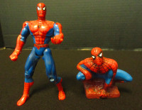 Vintage Lot of Spider-man Loose Figures x2~Excellent Condition~
