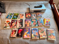 lecteur vhs et lecteur cassette plus film