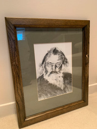 Solid Wooden Frame with Artwork 