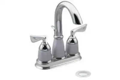 NEW In Box Moen 2-Handle Bathroom Faucet with Pop-Up Drain Model: Asceri # 6501CPM Finish: Chrome &...