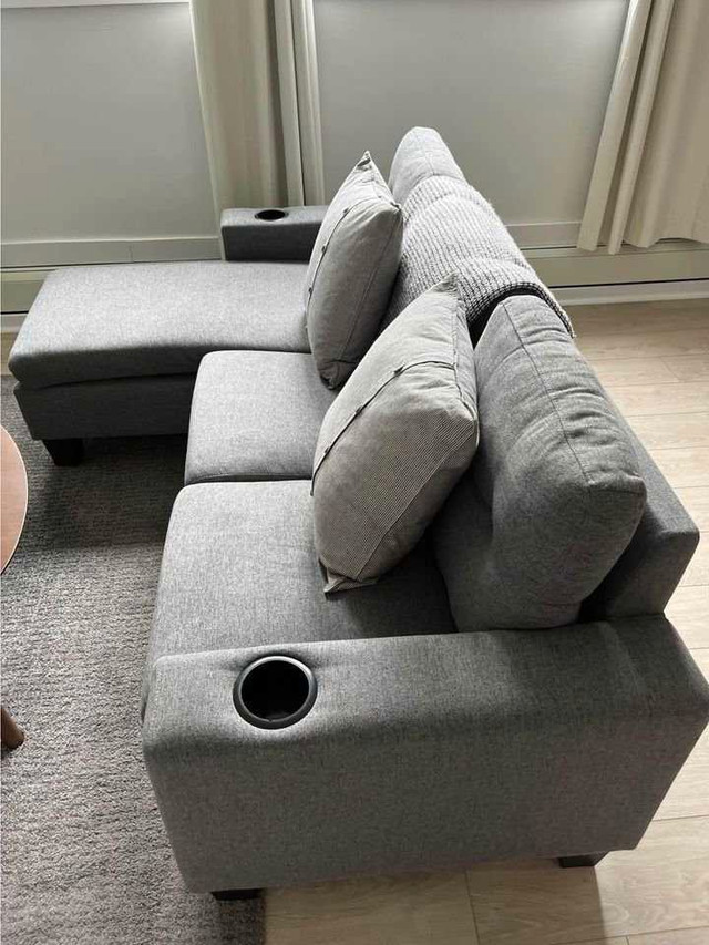 New 3 Seater sofa is available in Black and Grey color in Couches & Futons in Mississauga / Peel Region - Image 2