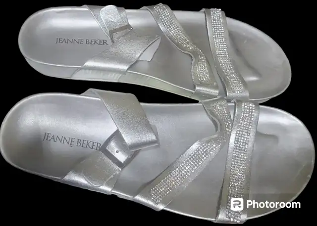 Women's Jeanne Beker size 8 sandals. Like new.I have lots of! in Women's - Shoes in St. Albert - Image 2