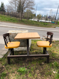 FREE dining table & chairs (already outside ready to be taken!)
