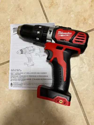 Quick Sale M18 Hammer Drill Driver, 5 year Warr. Sells $225, View more