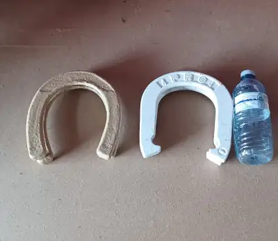 2 Sets of steel Horse Shoes,  $20, View more