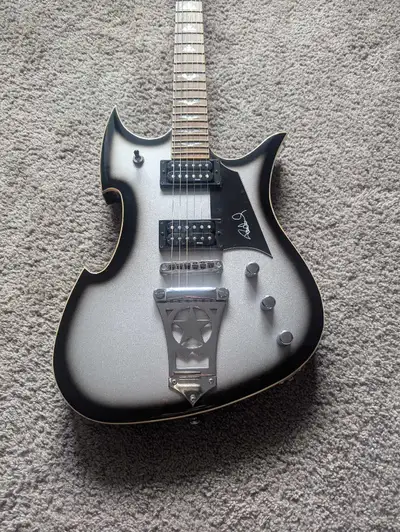 If the ad is up it's available. Washburn P model guitar. This is a great playing instrument as well...